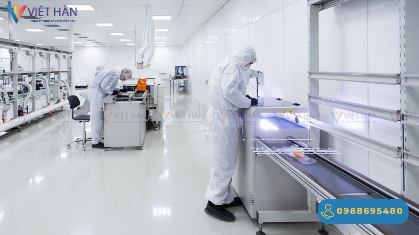 Vai trò cụ thể của phụ kiện trong thi công phòng sạch