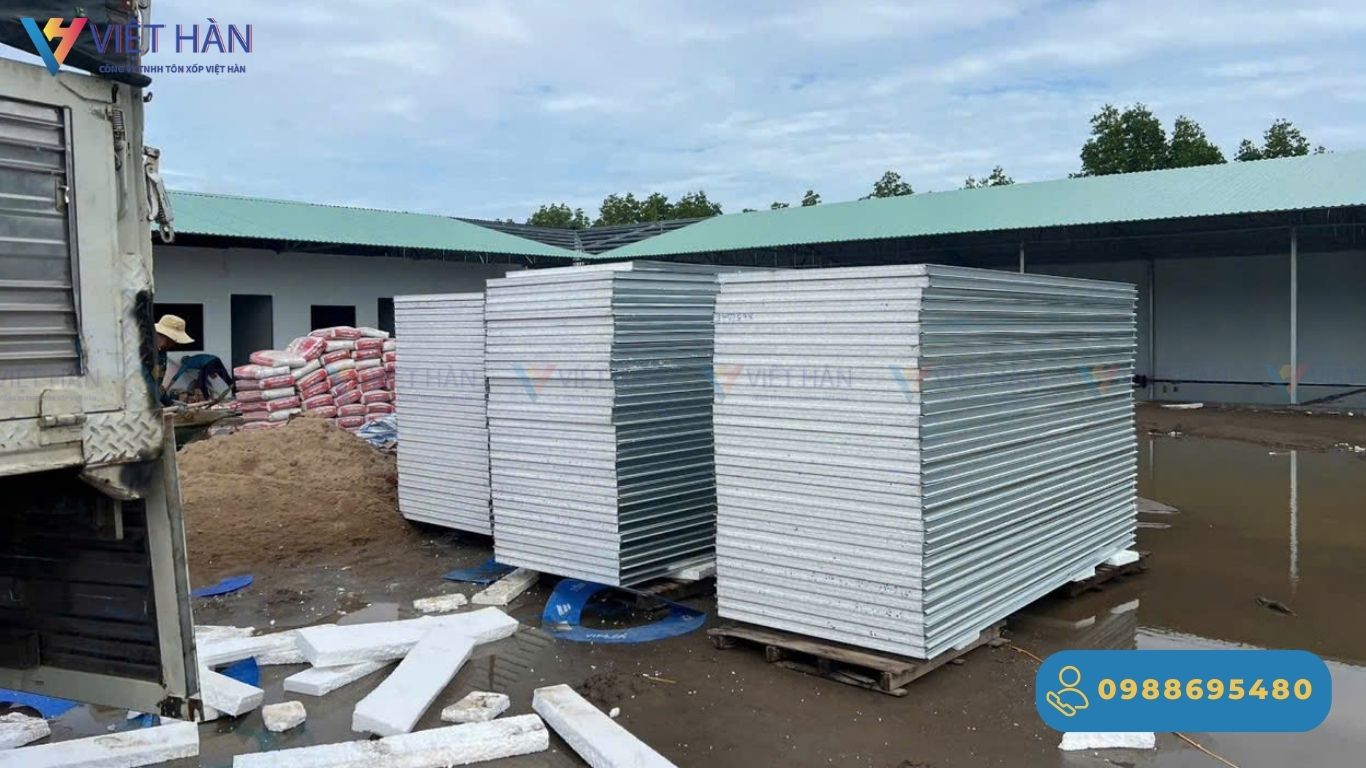 Báo giá tấm panel EPS cách nhiệt – Tôn Xốp Việt Hàn